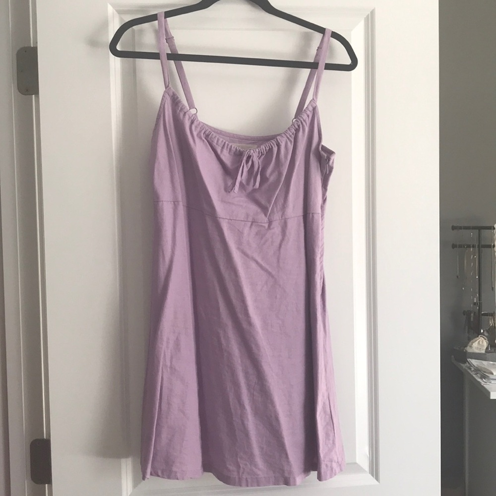 Urban outfitters purple light canvas dress